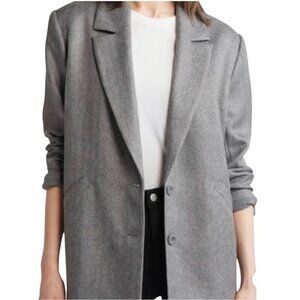 Treasure & Bond Herringbone Oversized Blazer  I Size: 1X